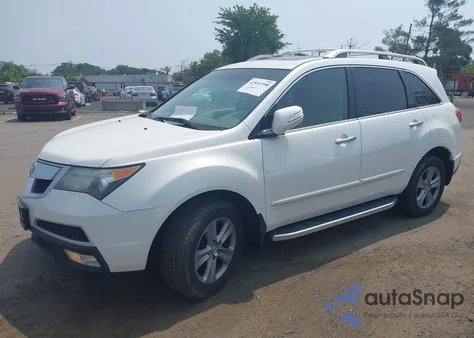 2012 Acura Mdx Technology Package z USA, uszkodzony, nr VIN 2HNYD2H38CH510771